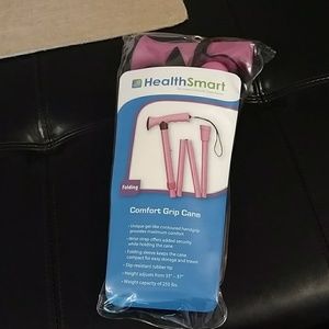 Shimmery pink folding cane